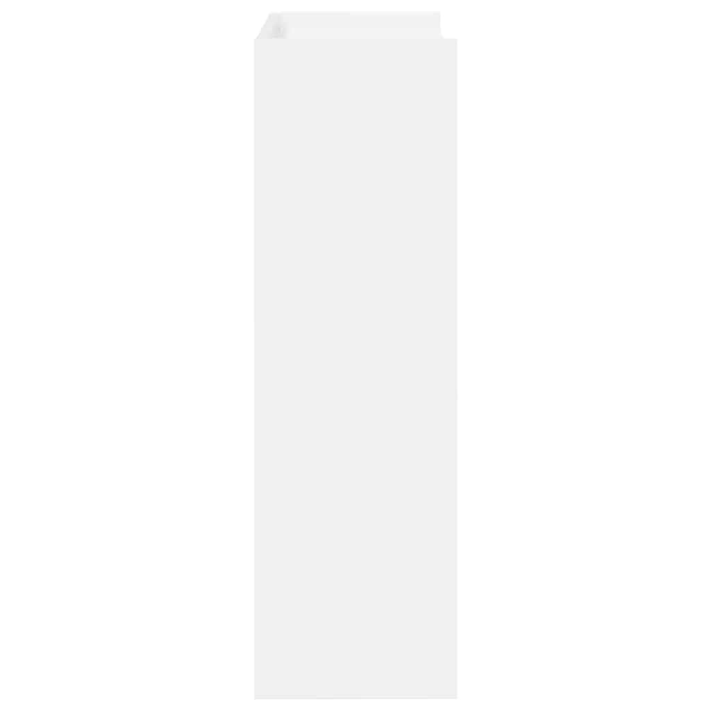 vidaXL Shoe Rack White 60x25x81 cm Engineered Wood