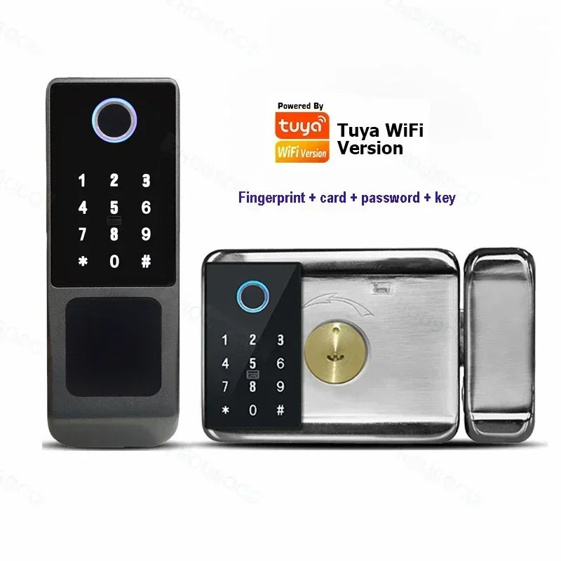 Wifi Fingerprint Smart Door Lock Outdoor