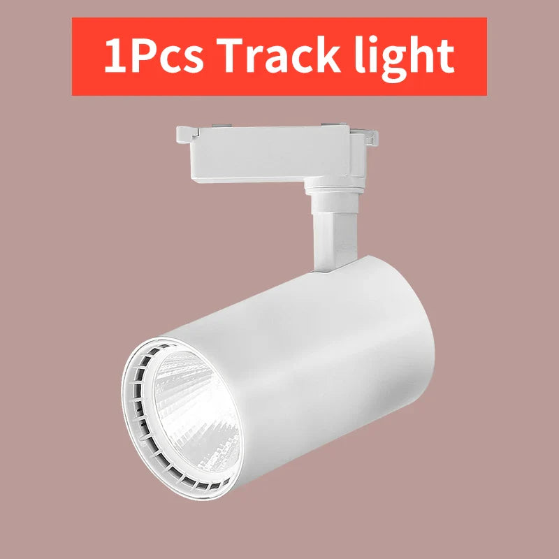 Whole Set 220V Led Track Light Fixture Rail Lighting System