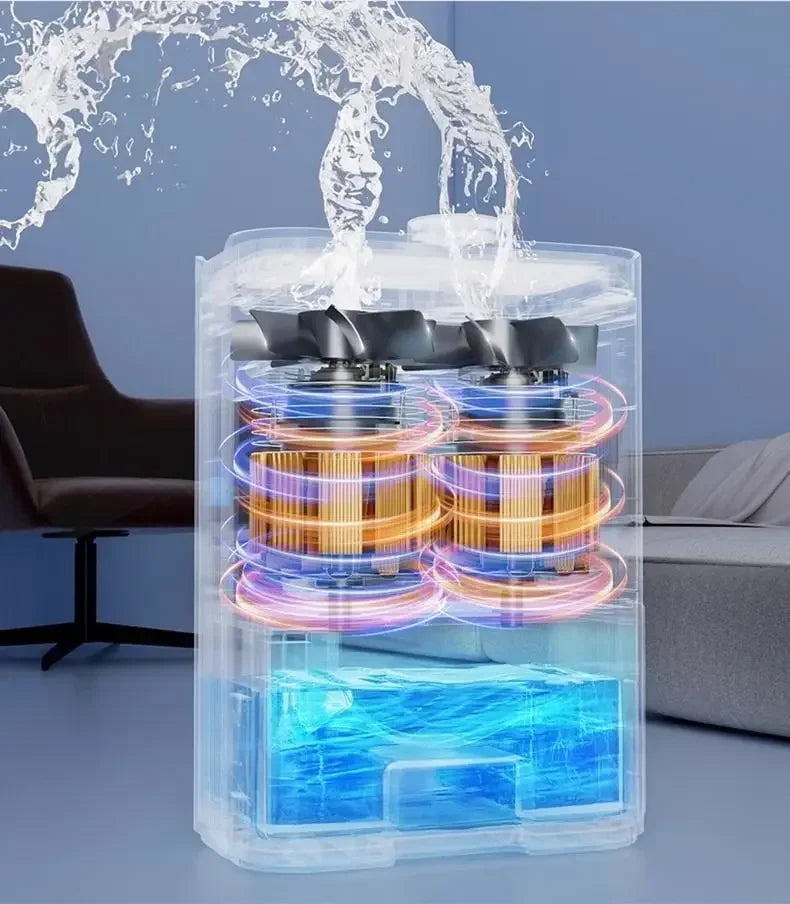 Energy-saving dehumidifier for indoor dehumidification, large capacity, easy to clean home dehumidifier