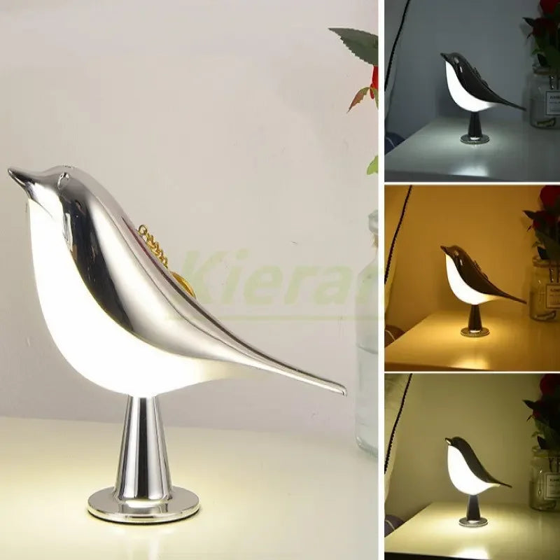 Modern Simple Magpie Led Desk Light Bedroom Study Bedside Lamp