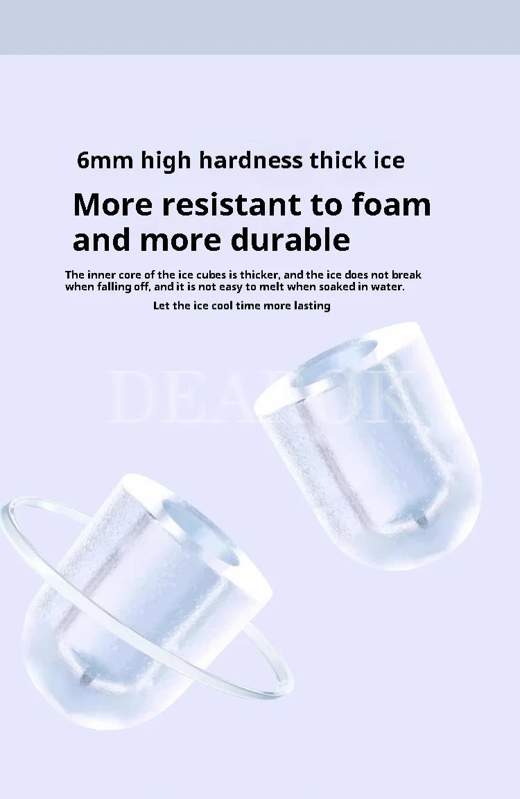 Ice Machine Dual Function Ice Maker and Water Dispenser  Perfect for Office and Home Use  2.3L   2 Kinds  Ice Size