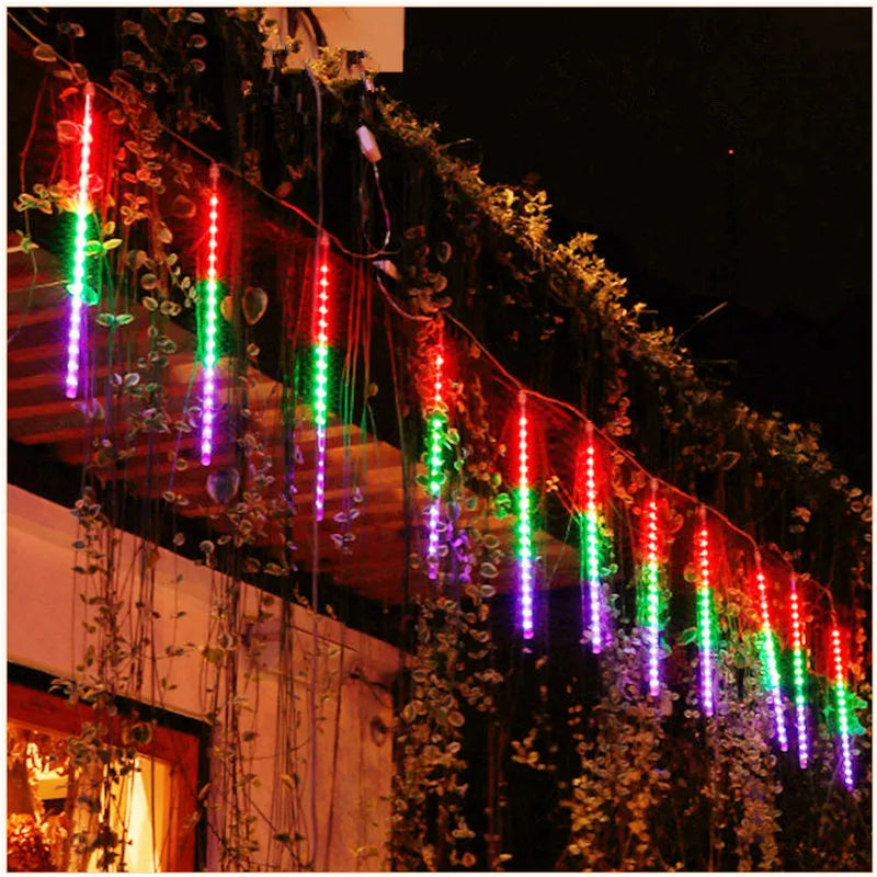 Meteor Shower Rain LED Fairy String Lights