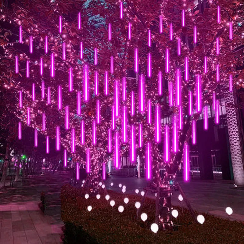 Meteor Shower Rain LED Fairy String Lights