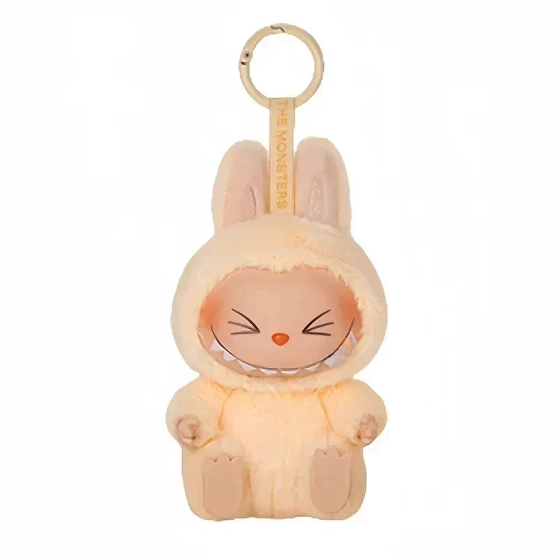 Genuine Labubu 1st And 2nd Generation Series Vinyl Pendant Doll Model Toys Cute The Monster Labubu Keychain Toy Christmas Gift 