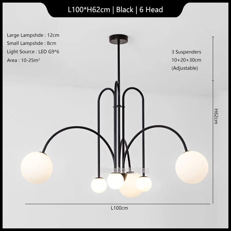 Italian Room Decor Ceiling Lamp Magic Beans