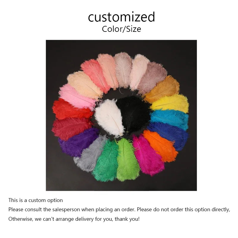 Ostrich Feather Led Floor Lamp Copper Resin Bedroom Bedside Standing Table Light