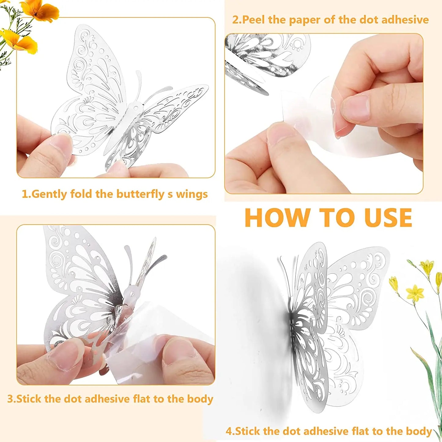 12 Butterfly Creative Wall Sticker