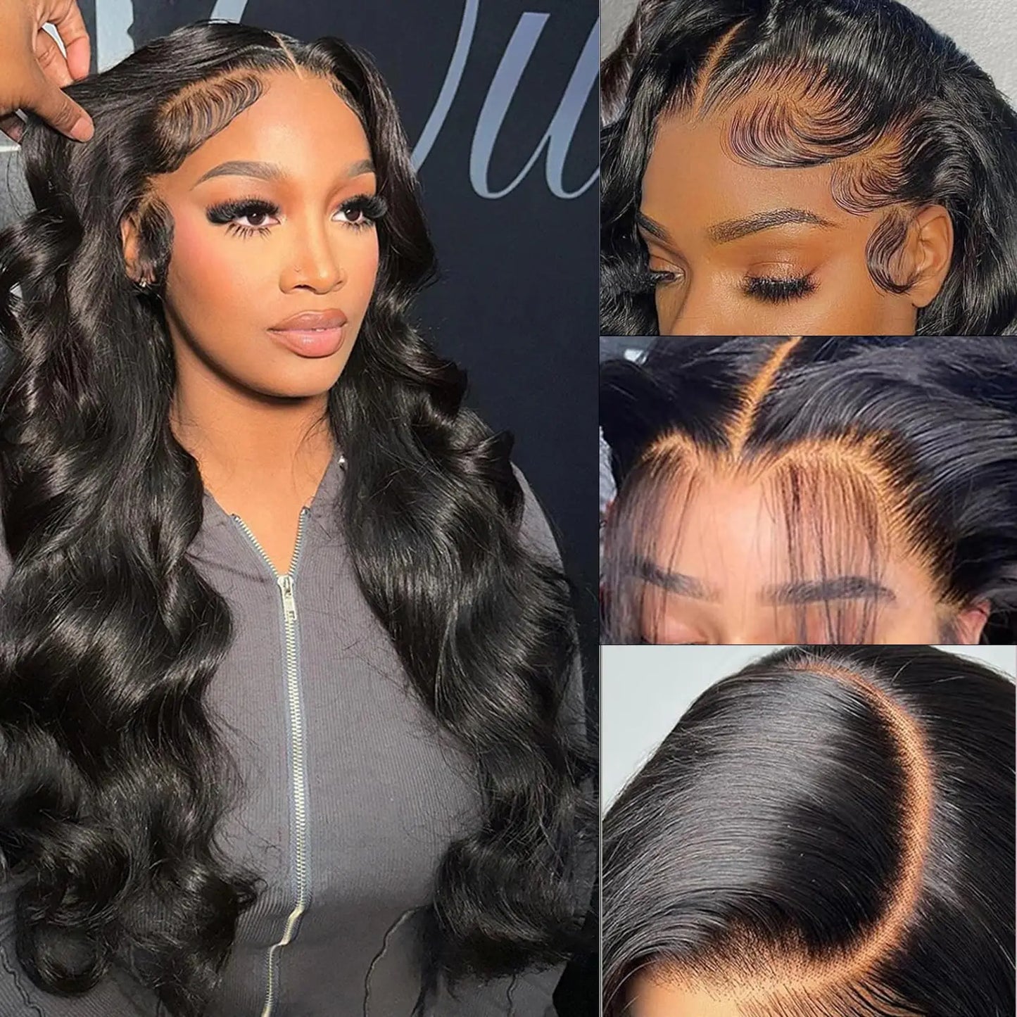 Jarin 180 Density 30 40 Inch 13x6 HD Transparent Lace Frontal Wigs Body Wave Human Hair 13x4 Lace Front Wig For Black Women