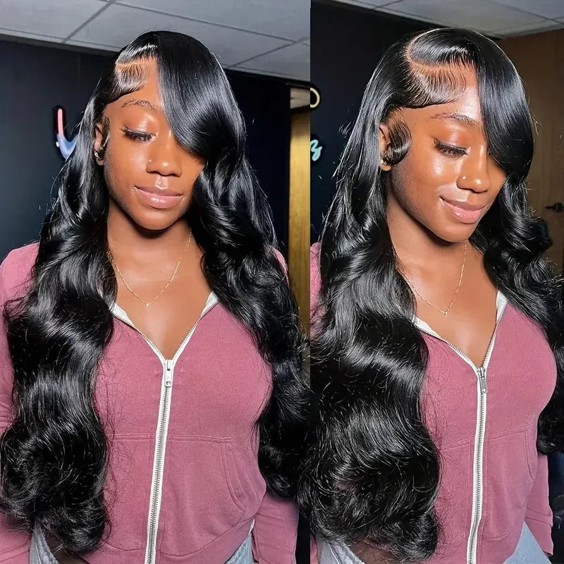 Body Wave 360 Lace Front Wig Human Hair 30 38 Inches High Density Lace Wig Water Wave HD 13x4/6 Lace Wig Human Hair Pre Plucked