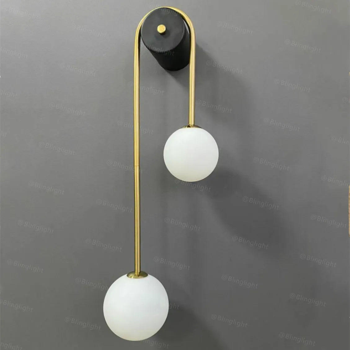 Modern Wall Lamp Glass Ball Lampshade