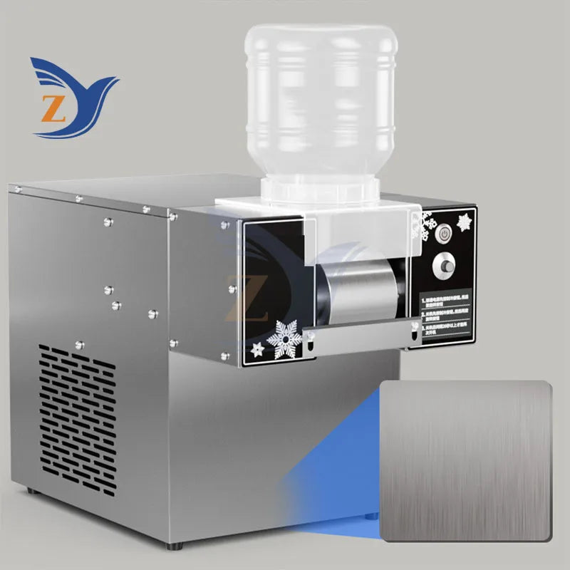 Snow Ice Machine Power-driven Commercial Large Saloon Milk Tea Beverage Snacks Automatic Small Desktop Home Production Equipment
