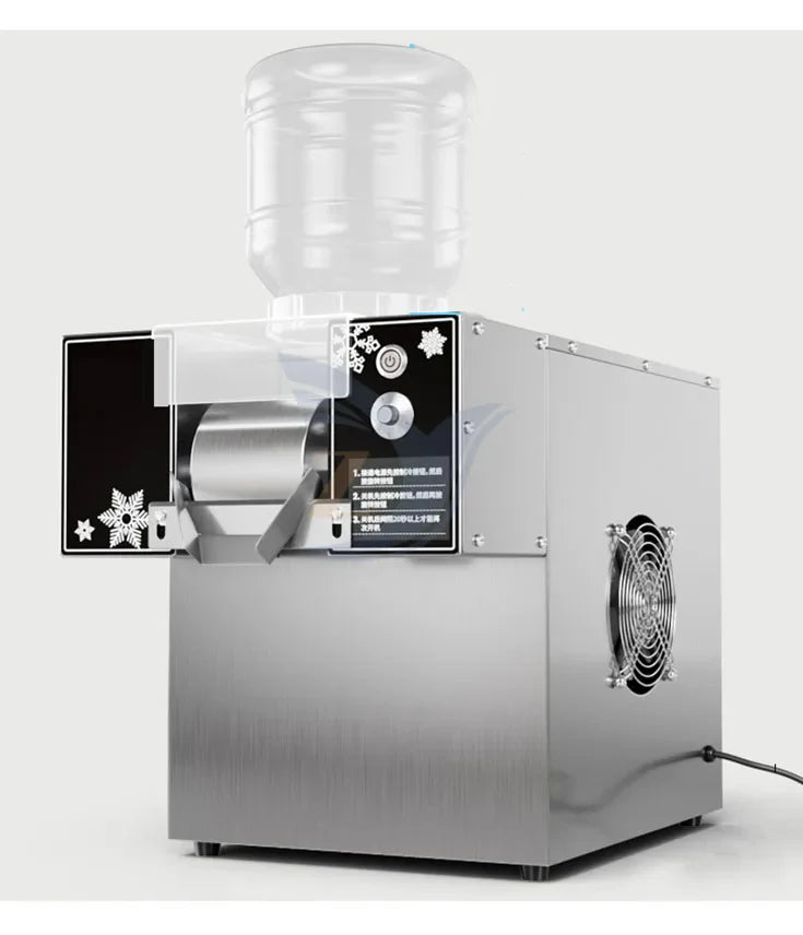 Snow Ice Machine Power-driven Commercial Large Saloon Milk Tea Beverage Snacks Automatic Small Desktop Home Production Equipment