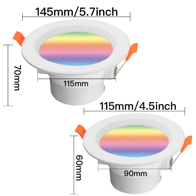 WIFI Smart LED Downlight Dimming Round Spot Light