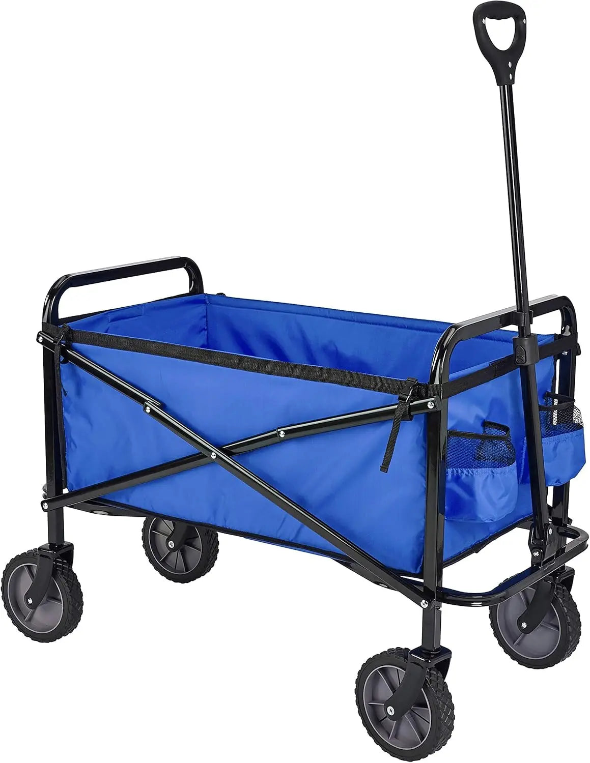 Garden Tool Collection Collapsible Folding Outdoor Garden's Utility Wagon with Cover Bag, Grey
