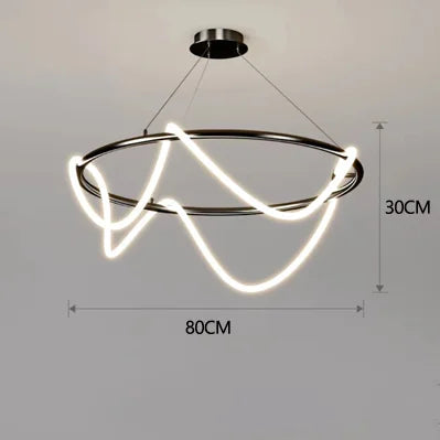 Modern Long Hose Led Ceiling Chandelier