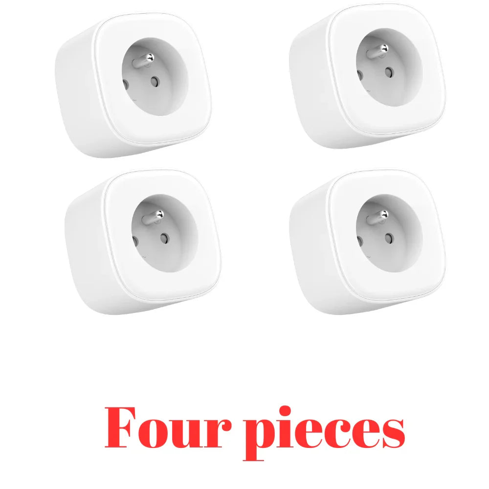 Home Kit Smart WIFI Plug FR Socket Timer Function APP Remote Control Support Alexa Google Home