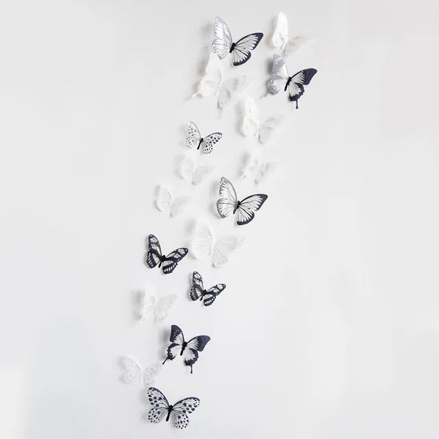 Crystal Butterflies 3d Wall Sticker