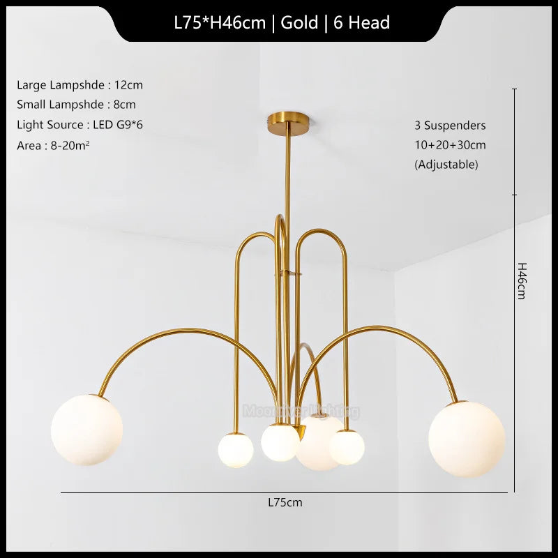 Italian Room Decor Ceiling Lamp Magic Beans