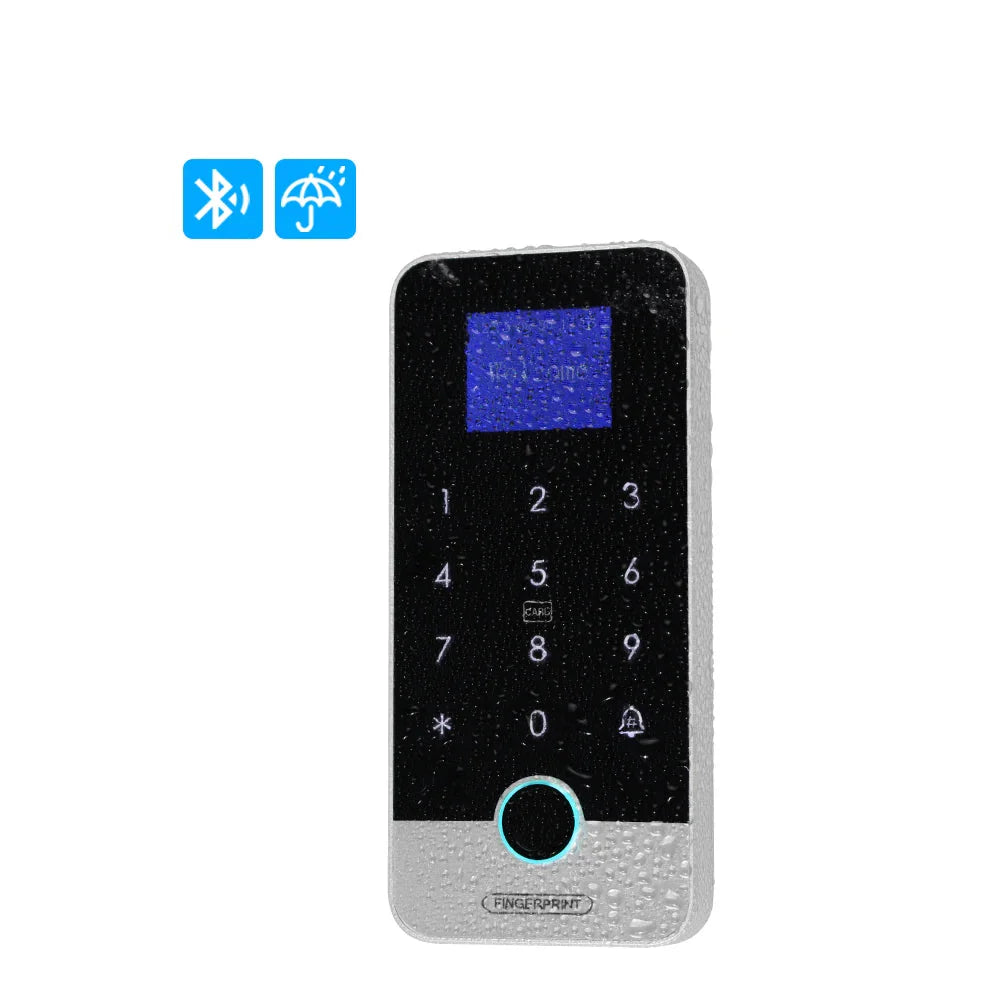 Waterproof Bluetooth  Fingerprint Access Controller, Touch Keypad, Door Opener System