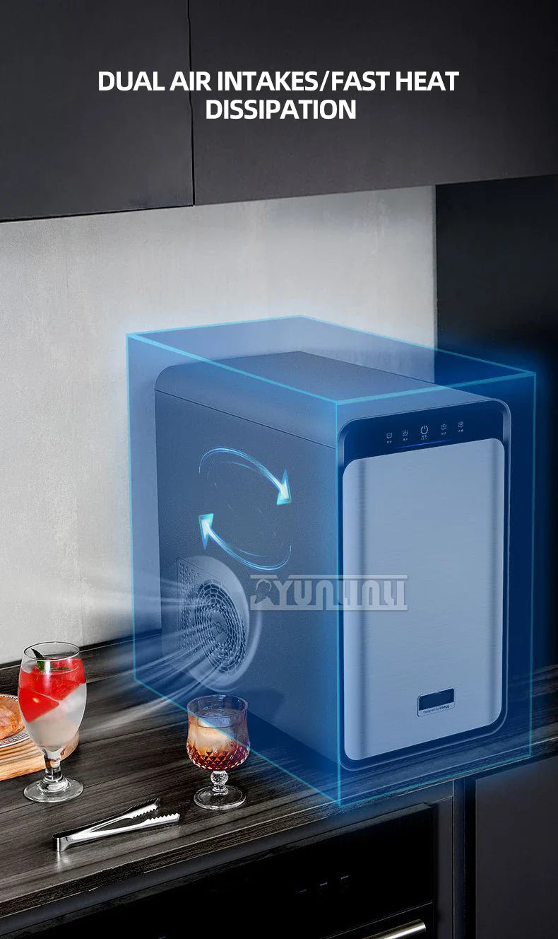 Commercial Spherical Ice Maker Portable Whisky Ice Maker Countertop Home Appliance Bar Cafeteria Fabricante De Gelo