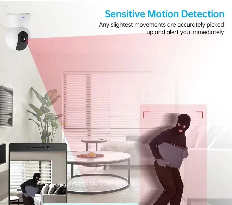 Indoor Wireless Home Security AI Human Detect camera
