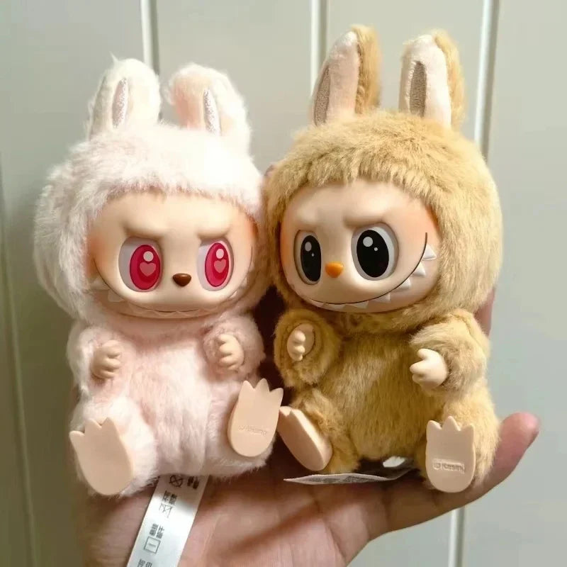 Genuine Labubu 1st And 2nd Generation Series Vinyl Pendant Doll Model Toys Cute The Monster Labubu Keychain Toy Christmas Gift 