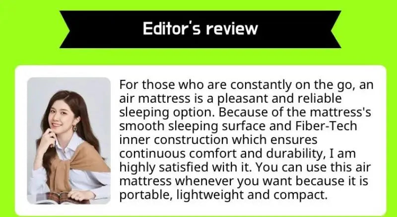 Interior Air Mattress Glamping Mats PVC Inflatable Sleeping Mattress Luxury 2 Person Camping Bed Mat Built-in Pump Thicken Mat