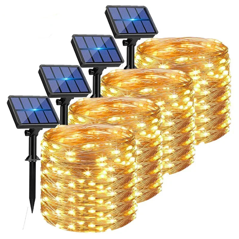 Solar String Lights Outdoor Waterproof