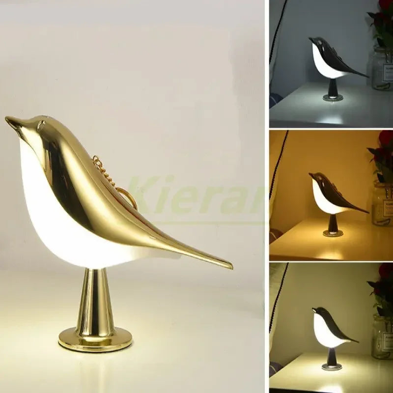 Modern Simple Magpie Led Desk Light Bedroom Study Bedside Lamp