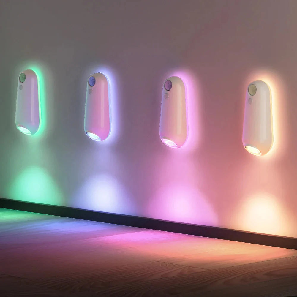 LED Smart Motion Sensor Night Light, Toilet Seat Lights