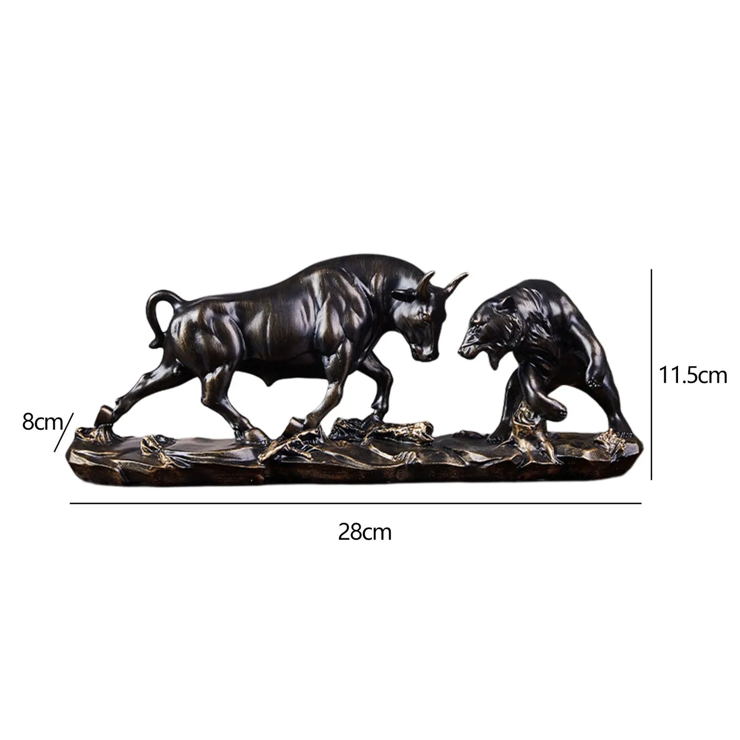 Bear and Bull Statue