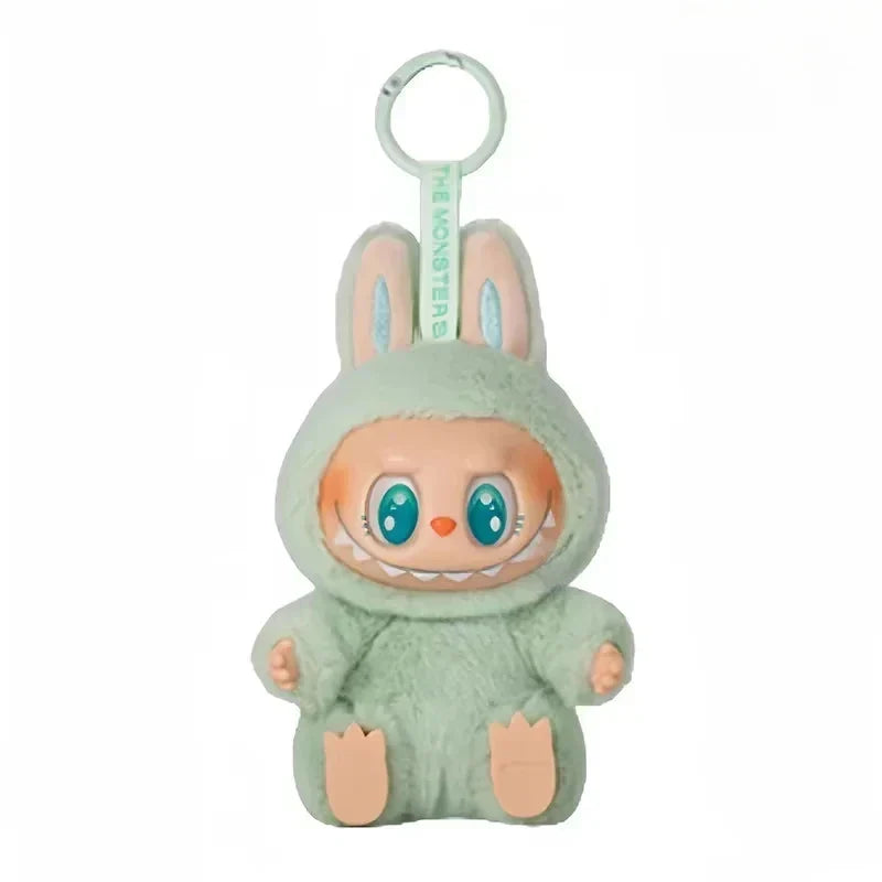 Genuine Labubu 1st And 2nd Generation Series Vinyl Pendant Doll Model Toys Cute The Monster Labubu Keychain Toy Christmas Gift 