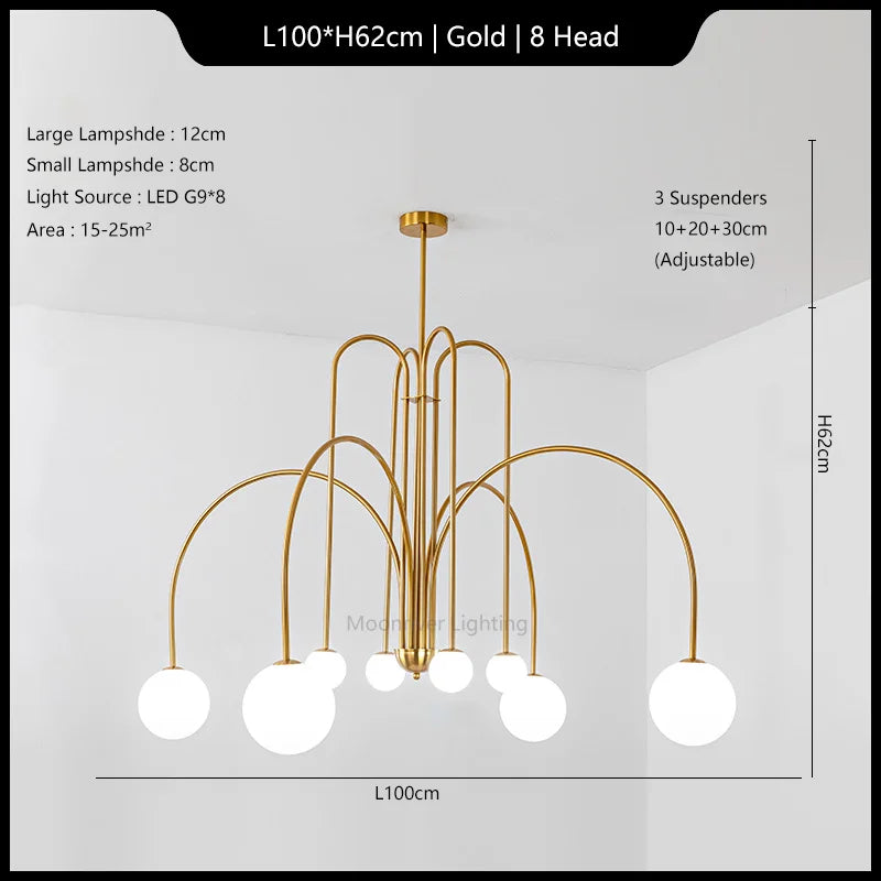 Italian Room Decor Ceiling Lamp Magic Beans