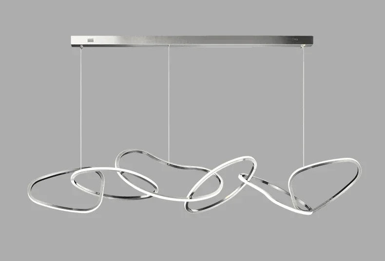 Modern Simplicity Circle LED Pendant Lights for Dining Living Home Decor Hanging Ring Chandelier Lamp Fixture