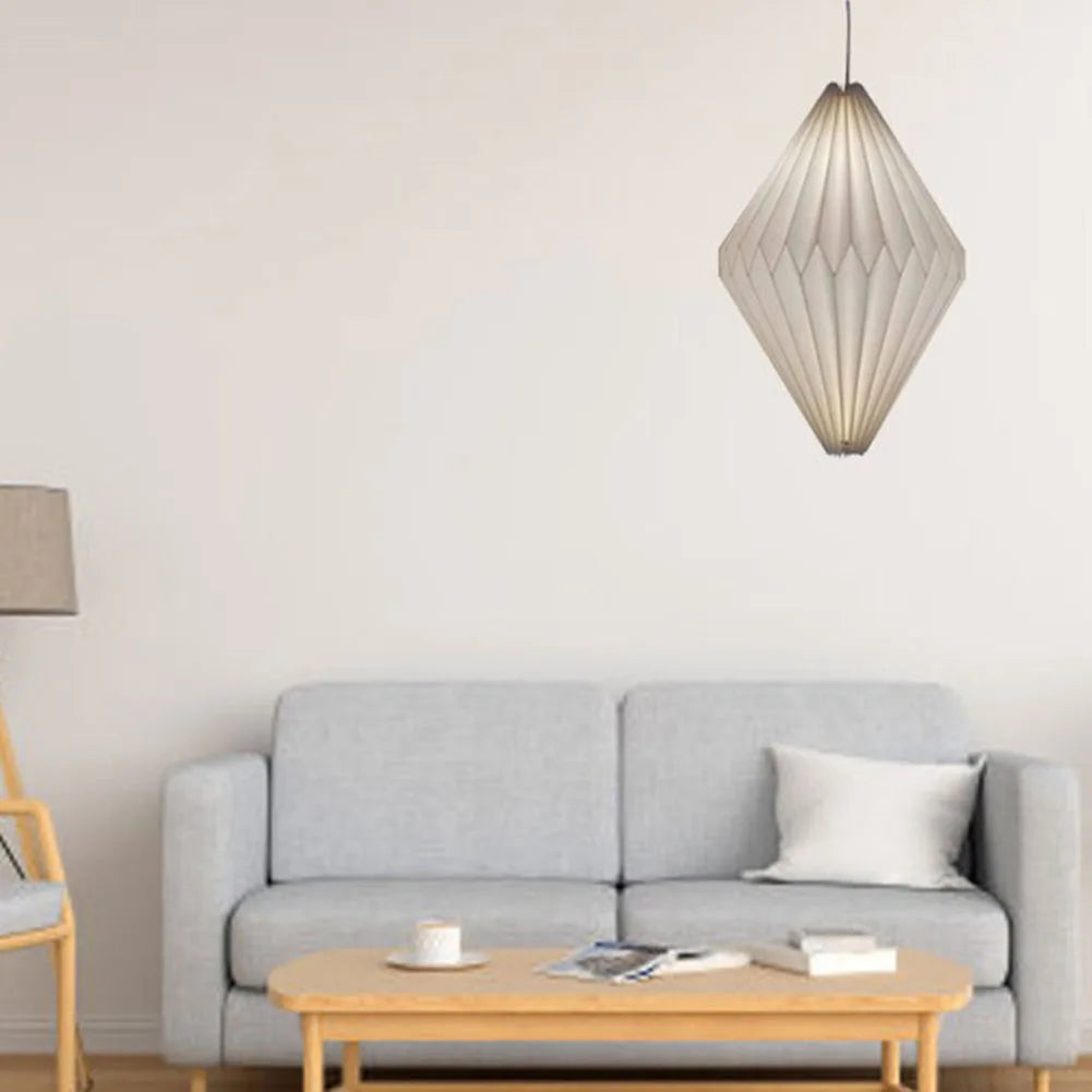Hanging Lamp Cover Nordic Style Chandelier Lamp Shade Creative Folding Decorative Pendant Light Shade for Living Room Decor