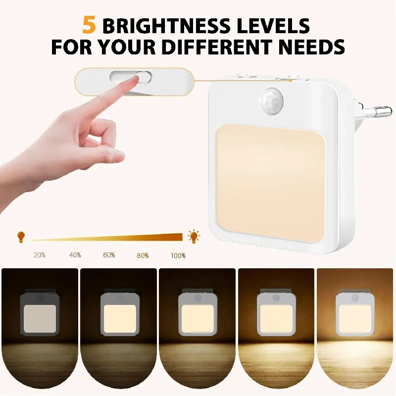 Night Light Motion Sensor With LED Light