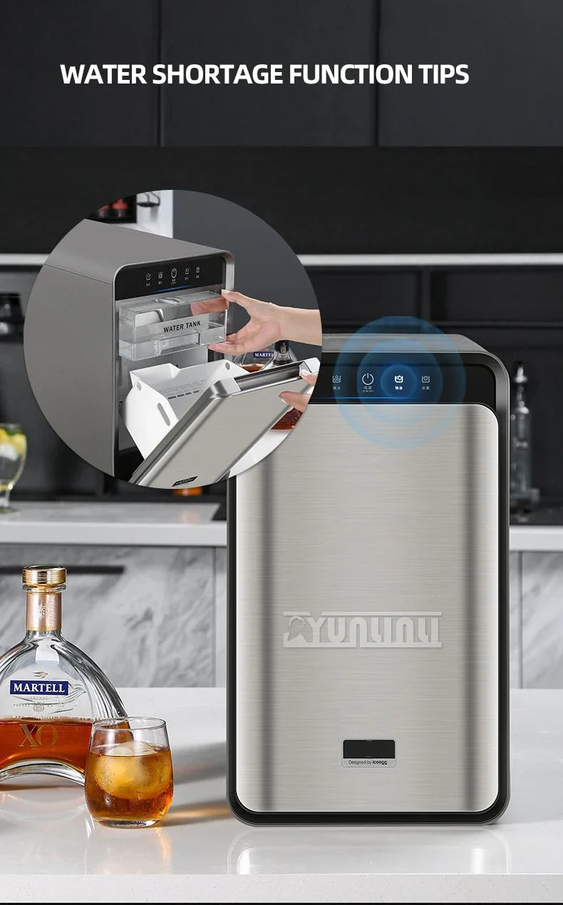 Commercial Spherical Ice Maker Portable Whisky Ice Maker Countertop Home Appliance Bar Cafeteria Fabricante De Gelo