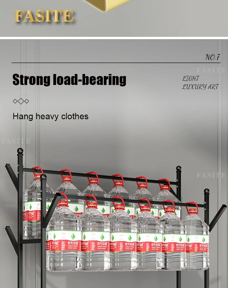 Hanger Clothing Garment Rack Clothes Wardrobes Heavy Duty Rolling Clothes Organizer with Wheel Perchero Coat Standing Coat Rack