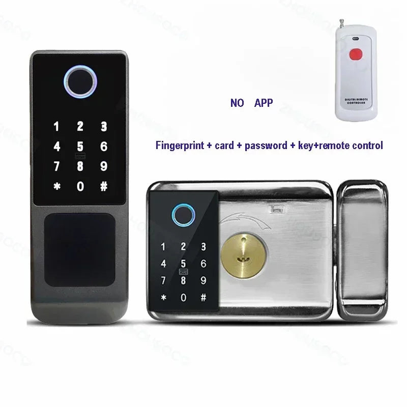 Wifi Fingerprint Smart Door Lock Outdoor