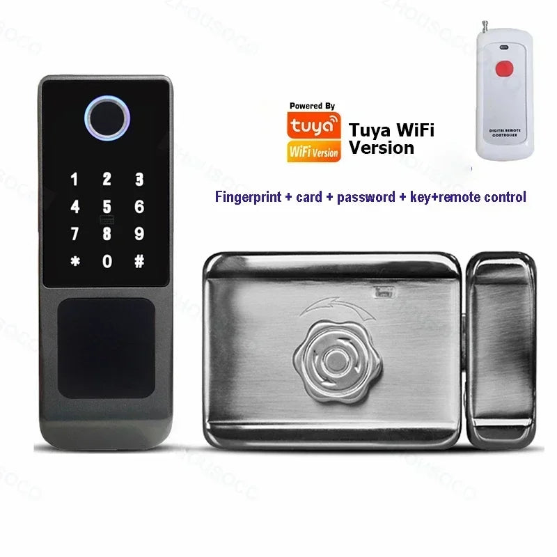 Wifi Fingerprint Smart Door Lock Outdoor
