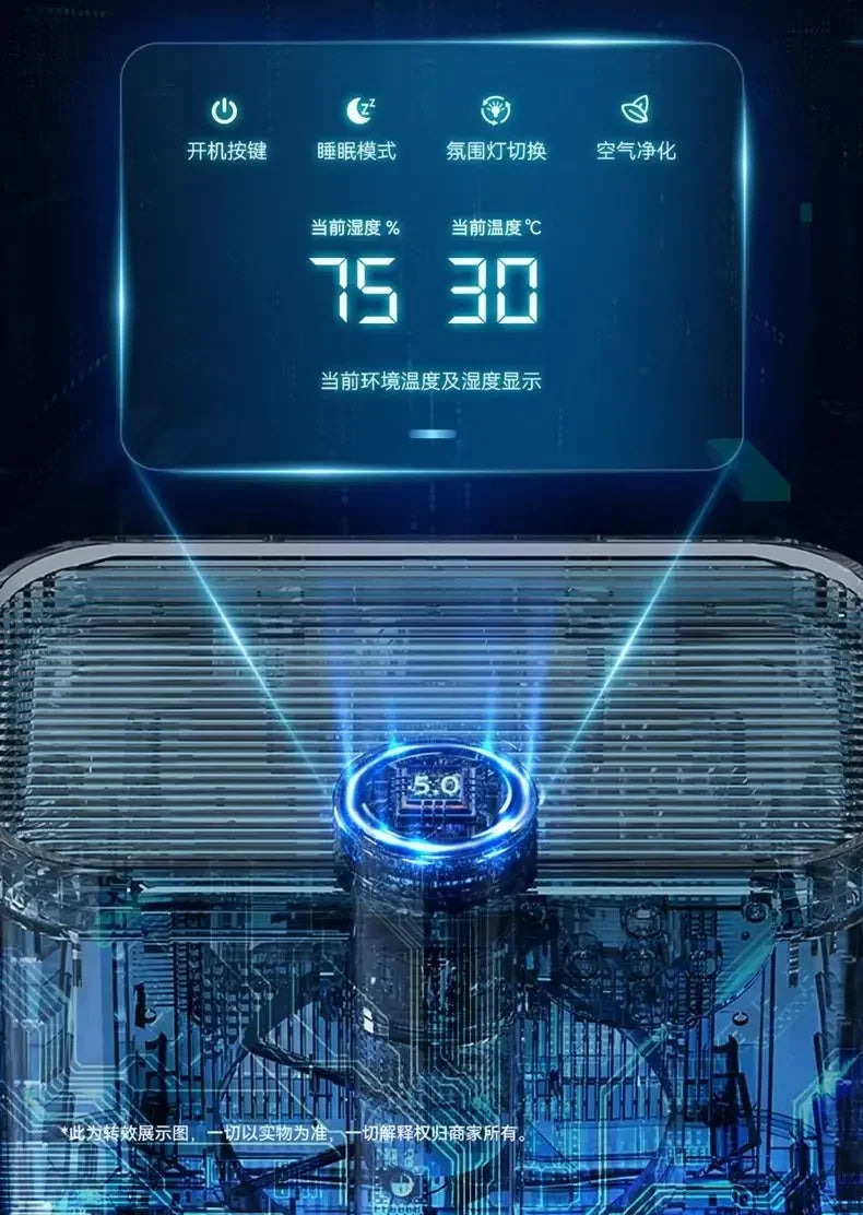 Energy-saving dehumidifier for indoor dehumidification, large capacity, easy to clean home dehumidifier