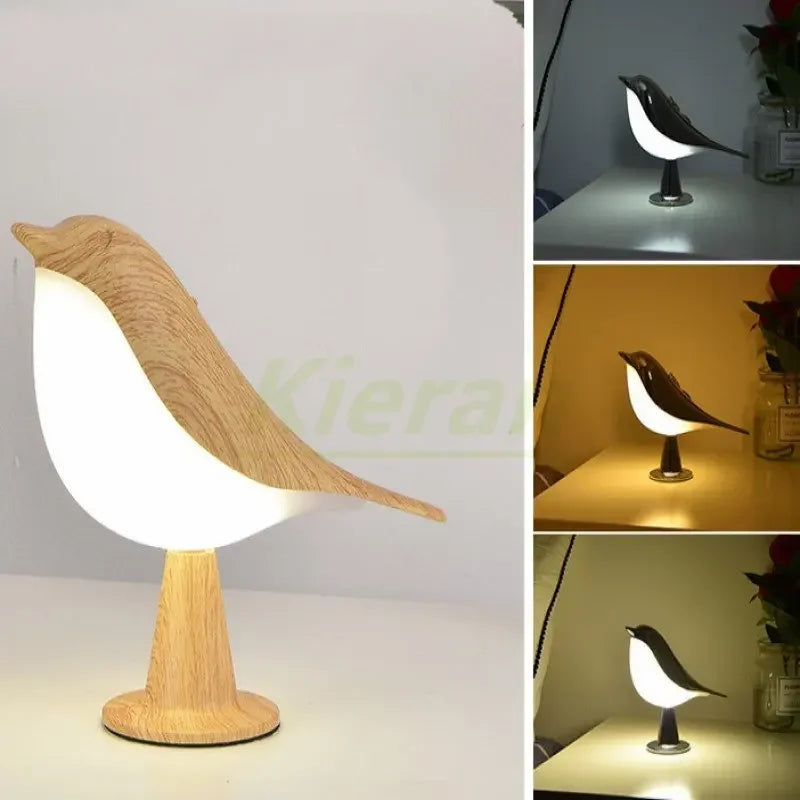 Modern Simple Magpie Led Desk Light Bedroom Study Bedside Lamp