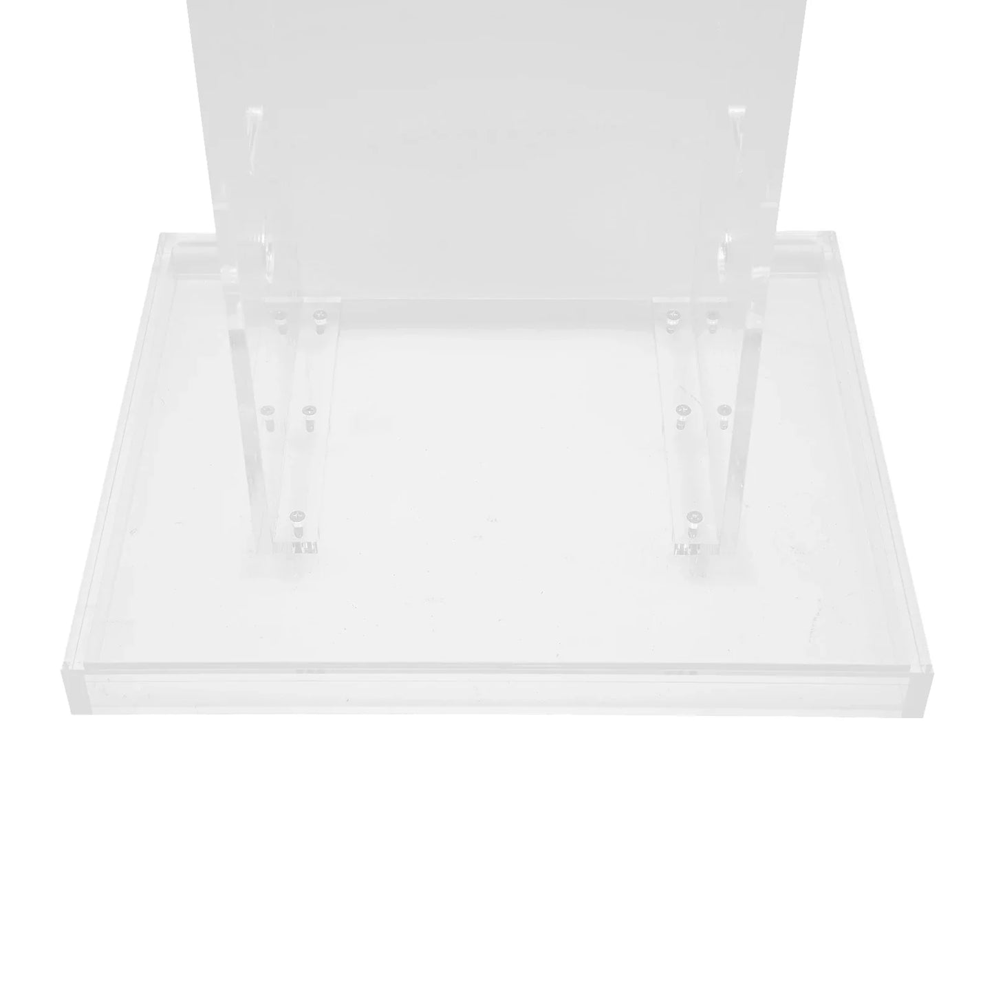 Lectern Plexiglas Podium Clear Standing Acrylic PulPits for Display Speech Podium Portable Academy Pulpit 60*40*110cm