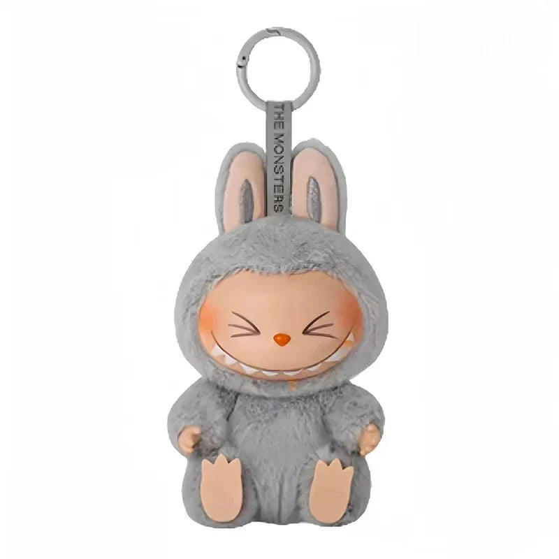 Genuine Labubu 1st And 2nd Generation Series Vinyl Pendant Doll Model Toys Cute The Monster Labubu Keychain Toy Christmas Gift 