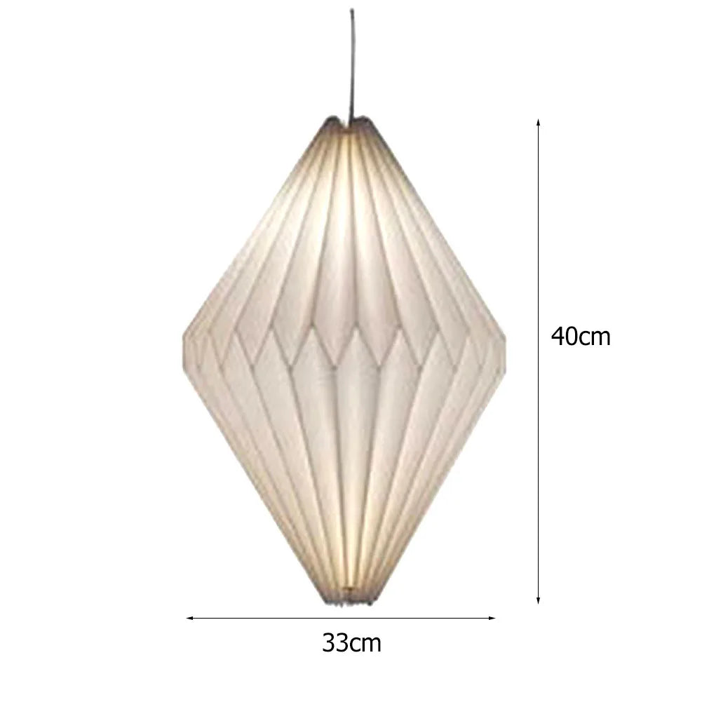 Hanging Lamp Cover Nordic Style Chandelier Lamp Shade Creative Folding Decorative Pendant Light Shade for Living Room Decor
