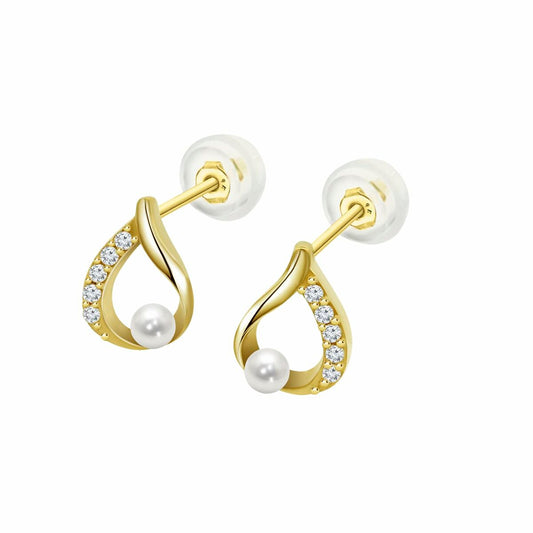 Ladies' Earrings Lotus HIN00391 Golden