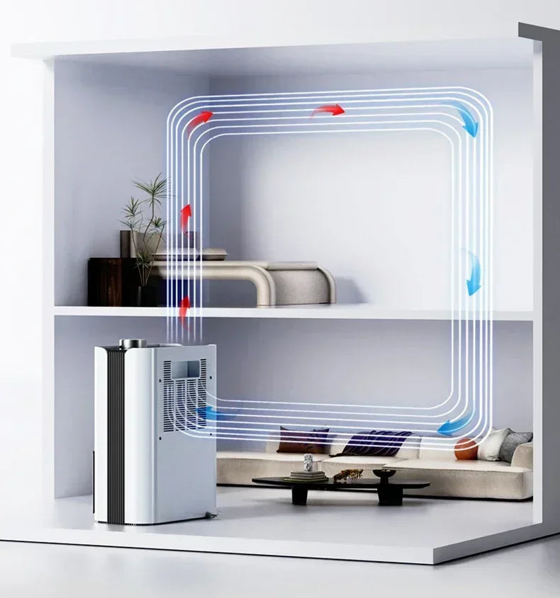 Energy-saving dehumidifier for indoor dehumidification, large capacity, easy to clean home dehumidifier