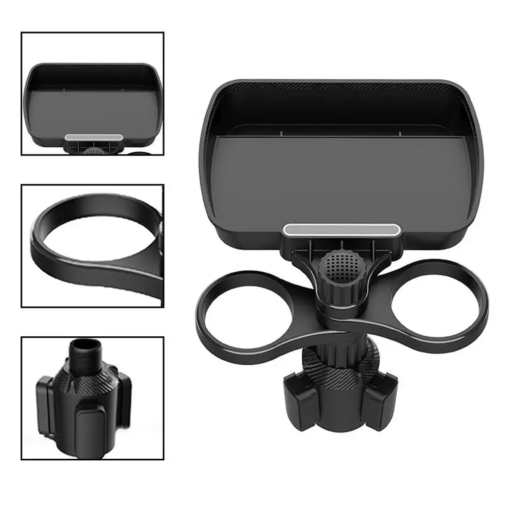 Car Seat Cup Holder Snack Tray Drink Holder