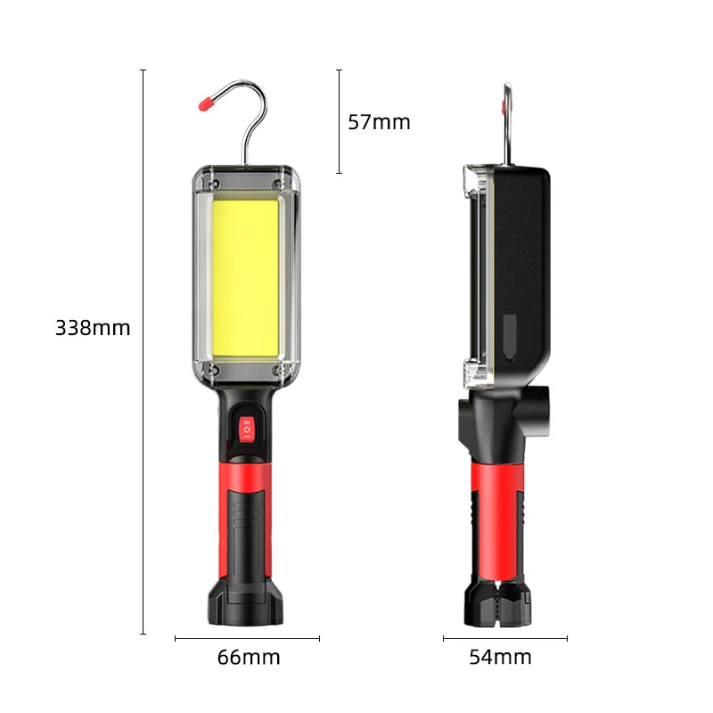 Led Portable Magnetic Light Hook Clip Waterproof